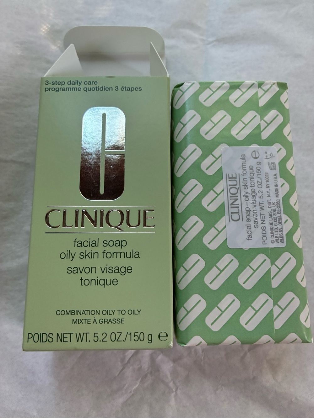 New Clinique Facial Soap Bar - oily skin formula face soap one bar
